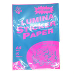 Veco Matte/Lumina Sticker Paper A4 Size 5's Neon