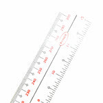 Ruler 12" Transparent