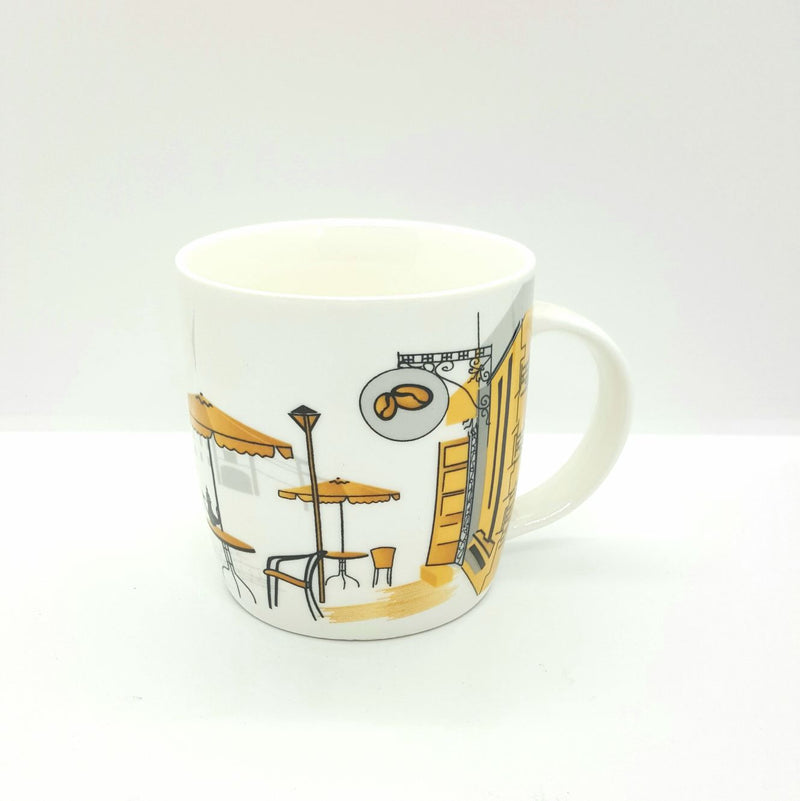 Porcelain  "Urban Life" Mug