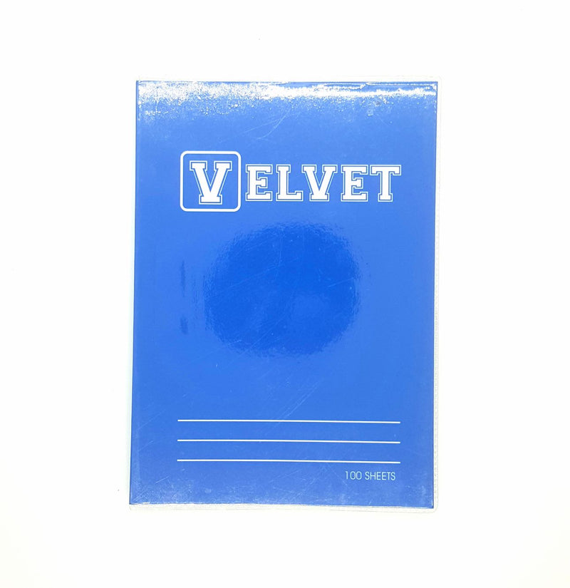Velvet Padded Notebook 100Lvs (17.8x12.7cm)