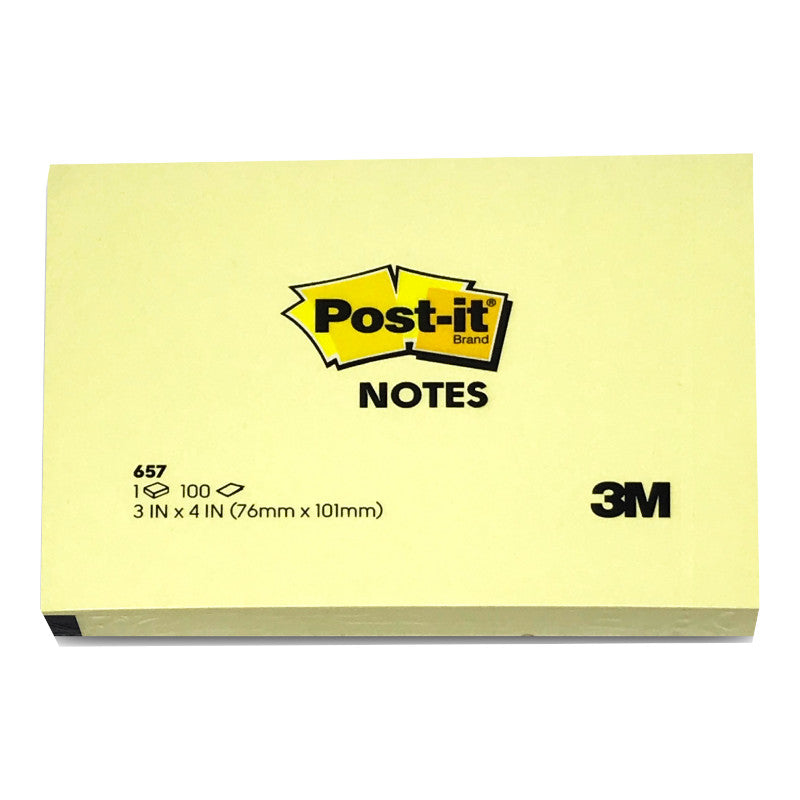 3M Post-it 3x4 Inches