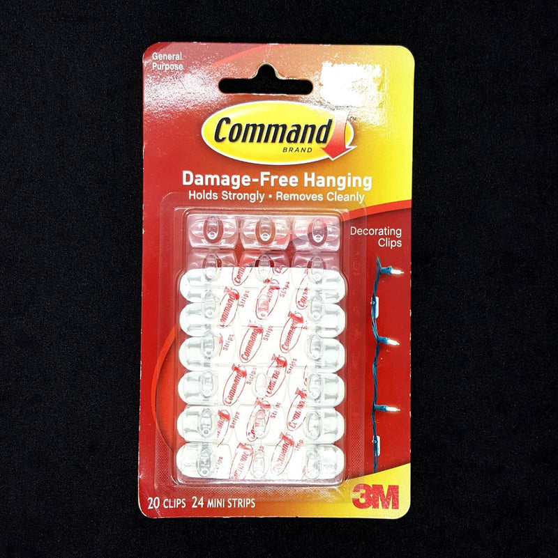 3M General Purpose Command Brand Damage Free Hanging Decorating Clips