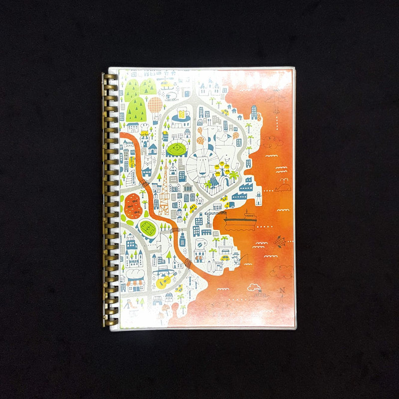 AQDR Spiral Notebook N-1727-3 A5