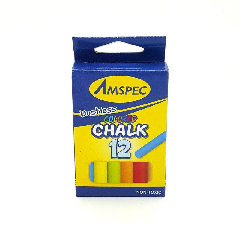 Amspec Dustless colored Chalk 12's