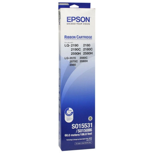 Epson C13S015531 - LQ-2080/2170/ 2180/2190 Ribbon Cartridge (Black)