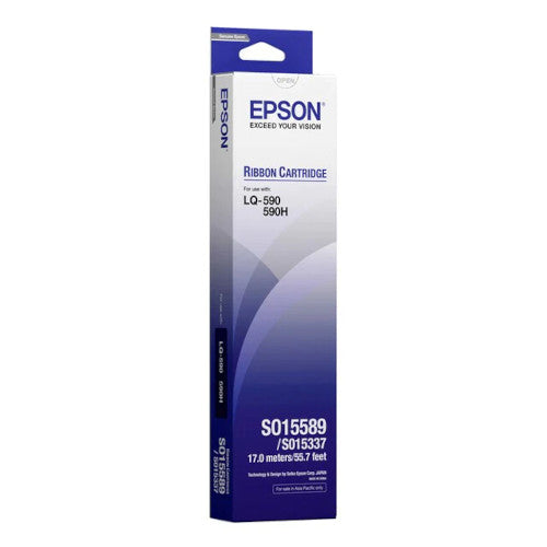 Epson C13S015589 - LQ-590/590II/590IIN Ribbon Cartridge (Black)