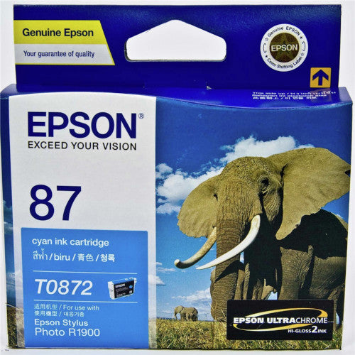 Epson 87 C13T087290 Cyan Genuine Inkjet Cartridge