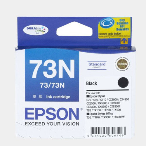 Epson 73N Black Ink Cartridge C13T105190