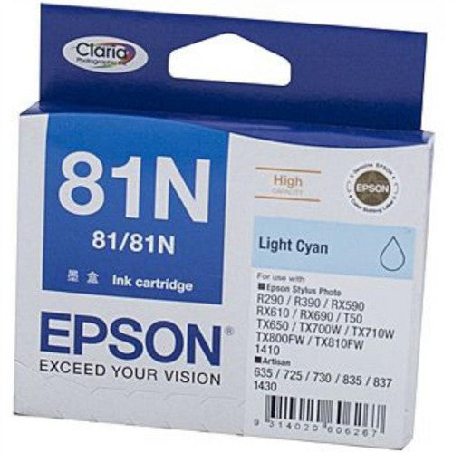Epson 81N Light Cyan Ink Cartridge C13T111590