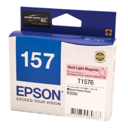 Epson 157 Light Magenta Ink Cartridge Genuine C13T157690