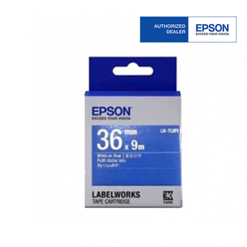 Epson 36mm White on Blue Tape C53S657506