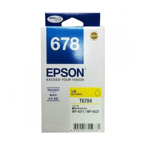 Epson 678 Yellow Ink Cartridge C13T678490