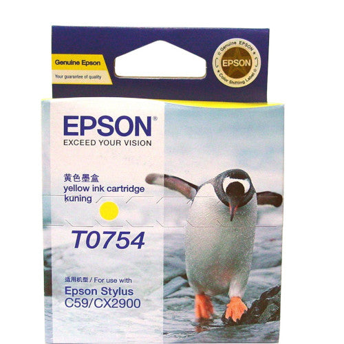 EPSON STYLUS C59 Ink Cartridge Yellow  C13T075490