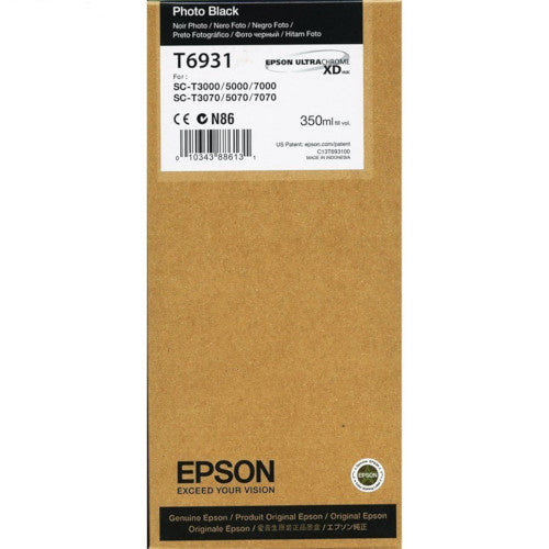 Epson C13T693100 (T6931) Ink cartridge black, 350ml