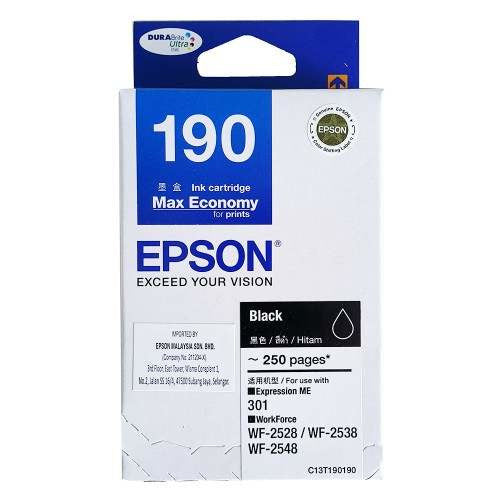 Epson  Inkjet Cartridge Black  T190190