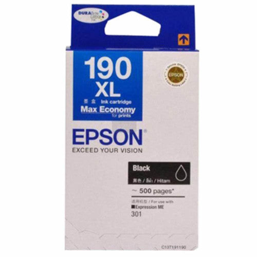 Epson ME-301 High Cap Black Ink Cartridge   T191190