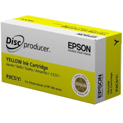 Epson PJIC5-C13S020451 Yellow Ink Cartridge (1-Pack) for DiscProducer PP-100