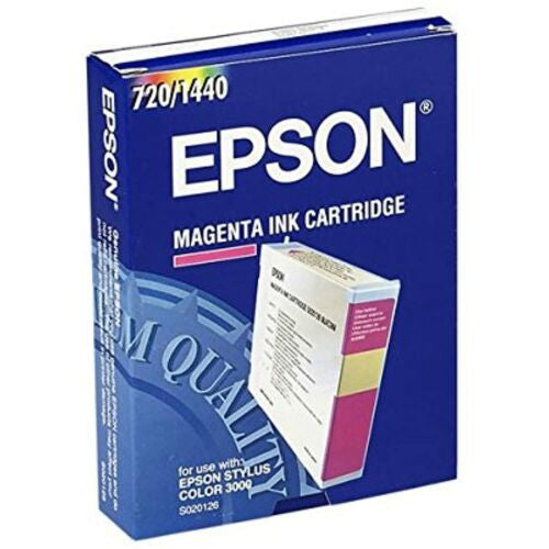 Epson S020126 Magenta Ink Cartridge Stylus Color 3000 C13S020126P9