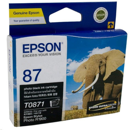 Epson T0871 Photo Black Ink Cartridge C13T087190
