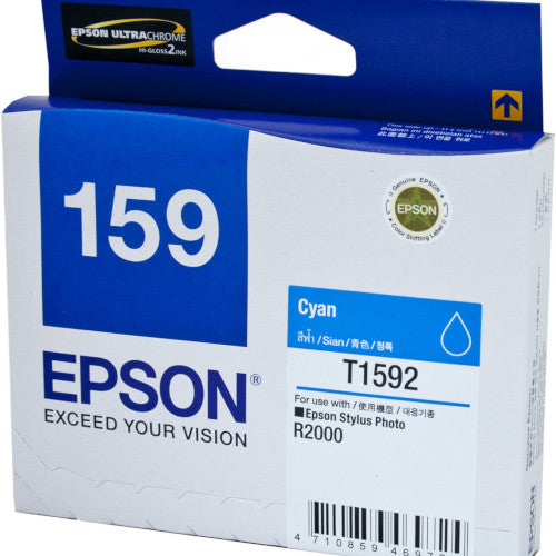 Epson T1592 C13T159290 Cyan Genuine Ink Cartridge
