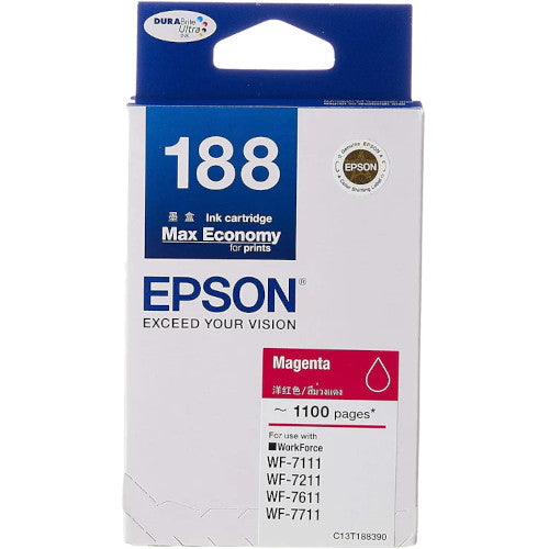 Epson T188 Genuine Inks 188 Magenta
