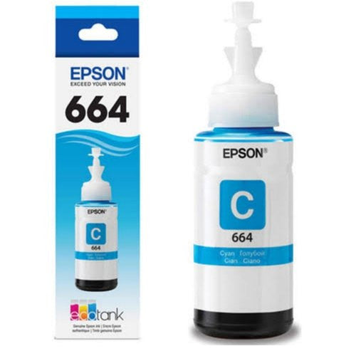 Epson T664200 Cyan Ink Bottle