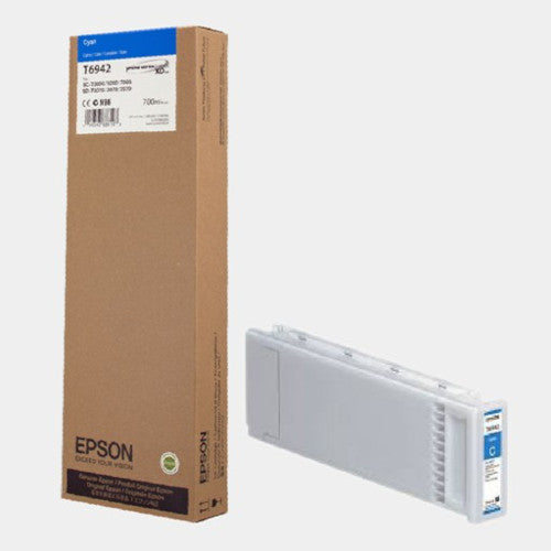 Epson UltraChrome XD 700ml Cyan Pigment Ink Cartridge C13T694200