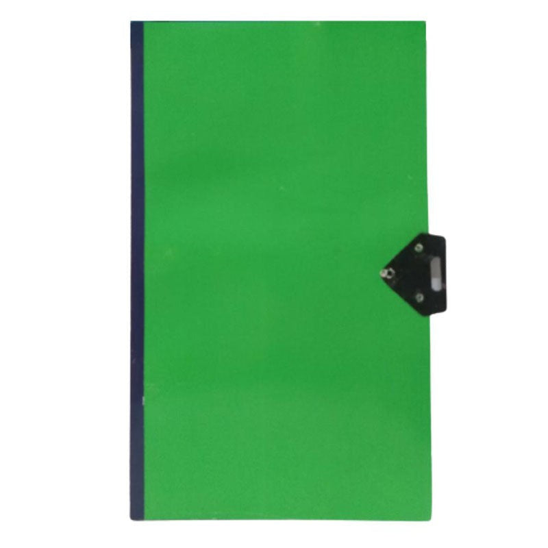Expanded Folder Green Legal/Long Filing With Metal Tab