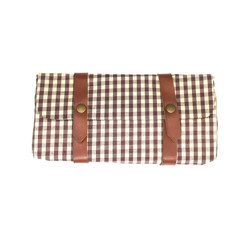 Fabric Pencil Case/Pouch Checker