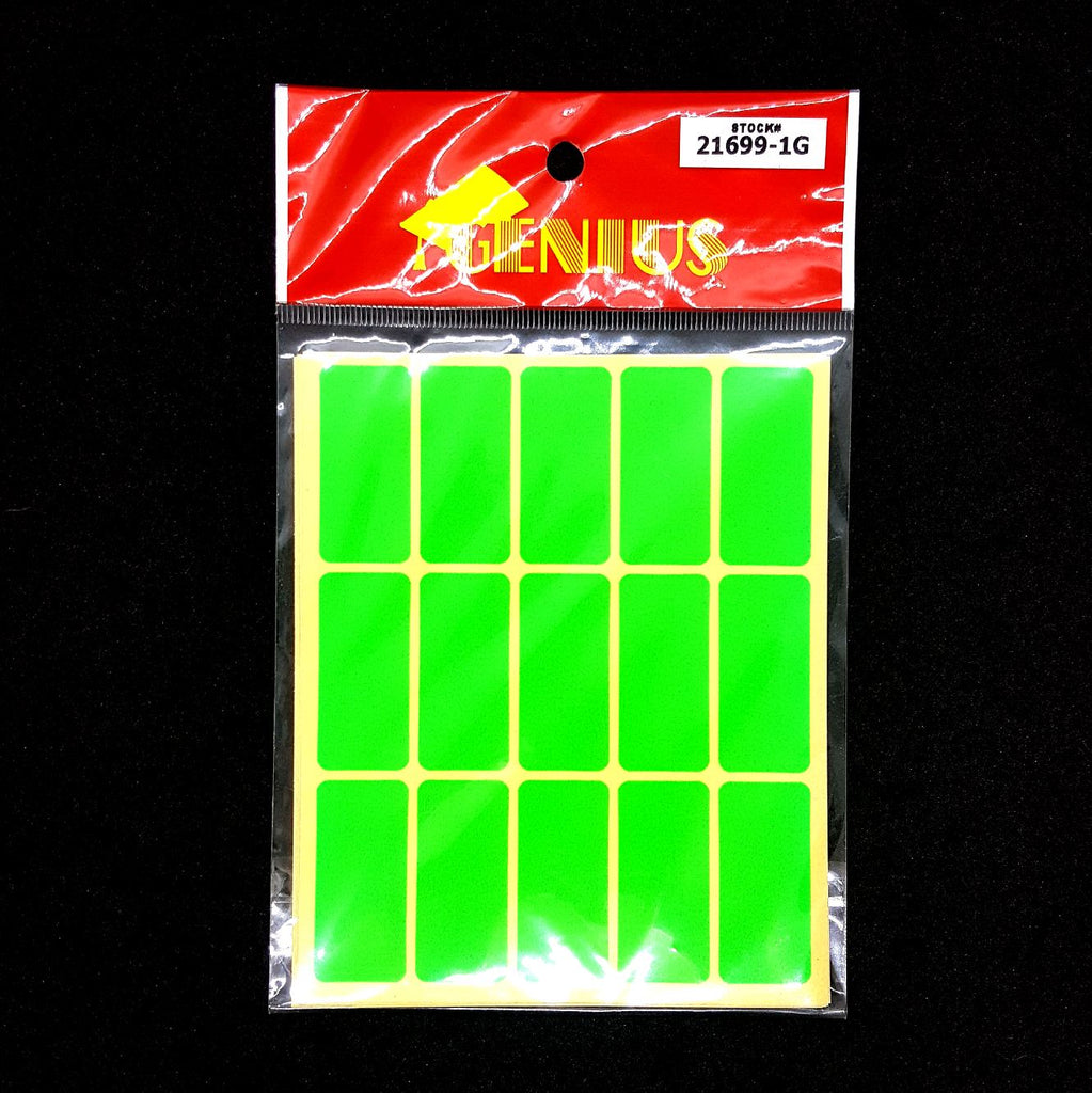 Genius Sticker Paper Matte Rectangle 21699-1 – [OFFICEMONO]
