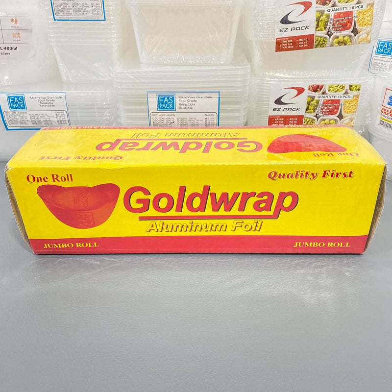 Gold Wrap Aluminum Foil 12"x 300M