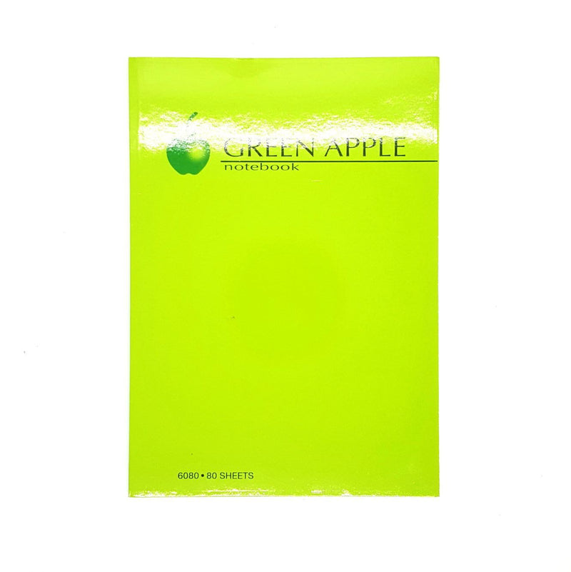 Green Apple Padded Notebook 80Lvs (Vertical)