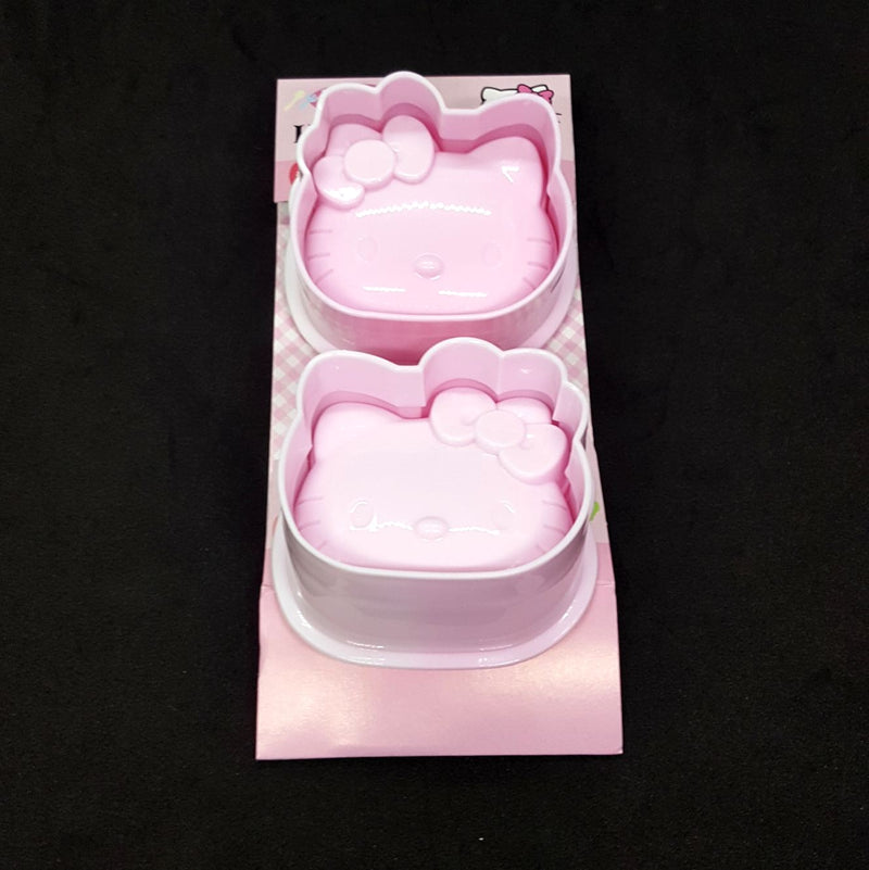 Hello Kitty Rice Molder 2pcs Pink