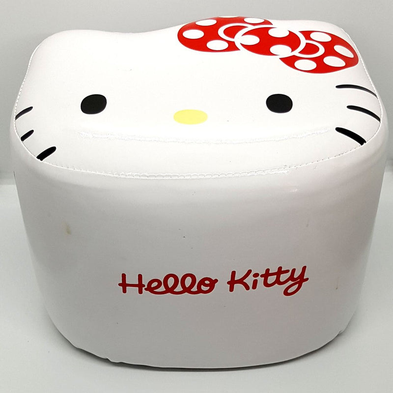 Hello Kitty White Die Cut Stools Compact Chair face