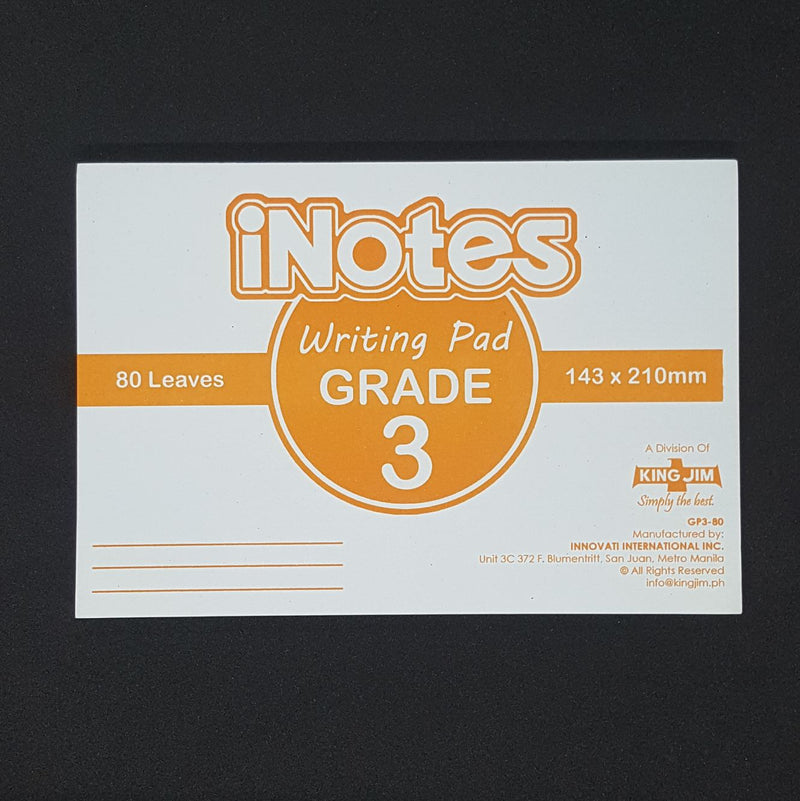 Inotes Grade 3 Pad 80 Leaves