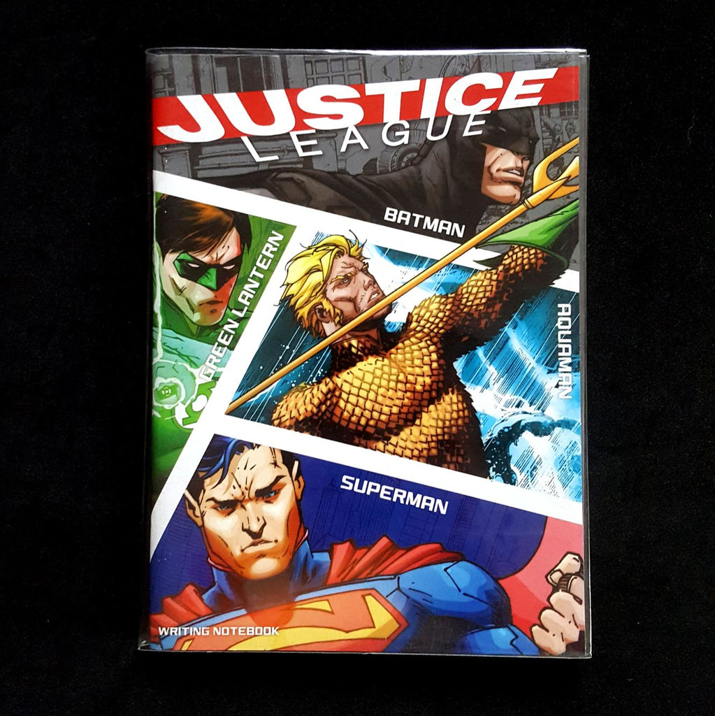Inotes Justice League Writing Notebook 200mmx148mm 80 Lvs with Plastic ...