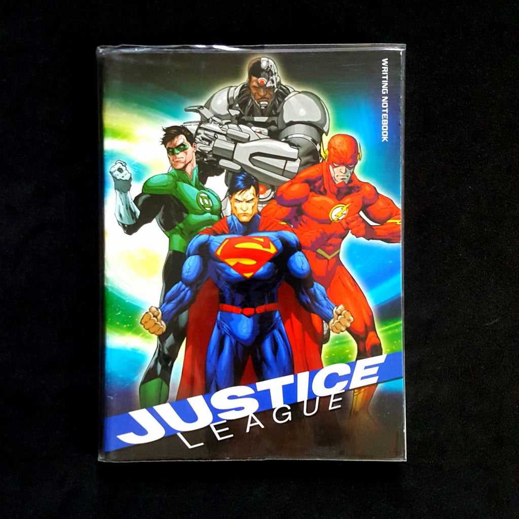 Inotes Justice League Writing Notebook 200mmx148mm 80Lvs with plastic ...