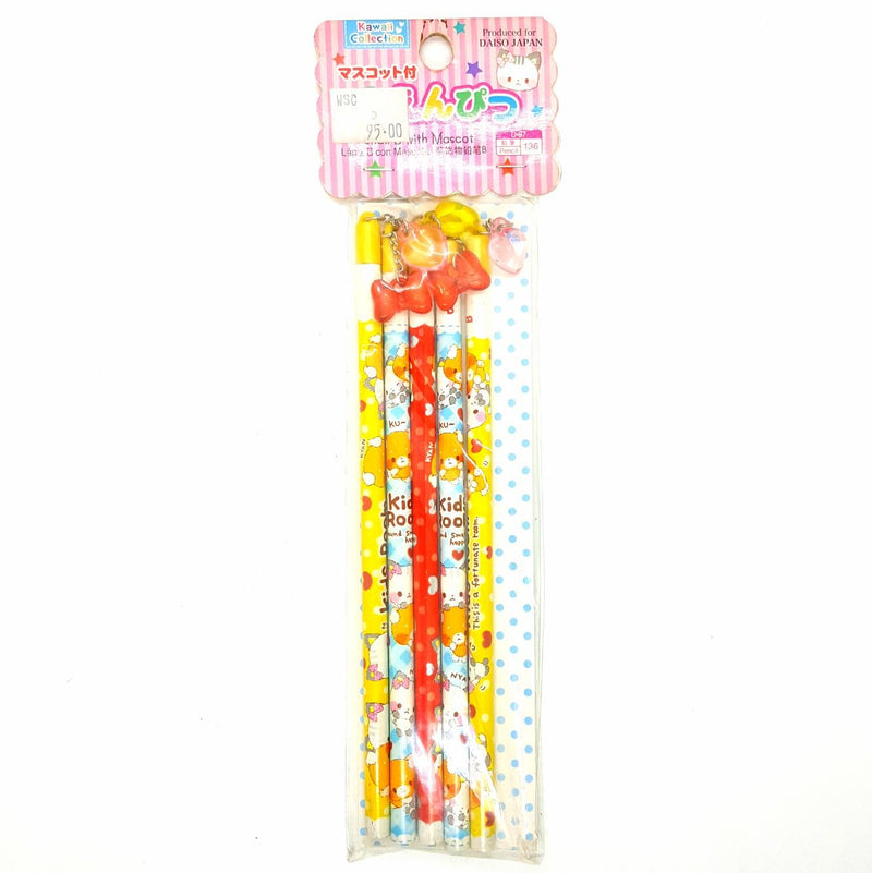 Kawaii Collection Stationary Pencil Set ( Pencil B with Mascot)