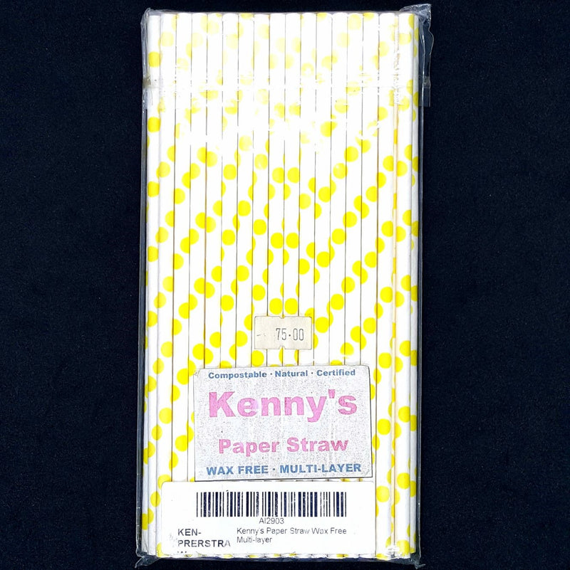 Kenny's Paper Straw Wax Free Multi-Layer