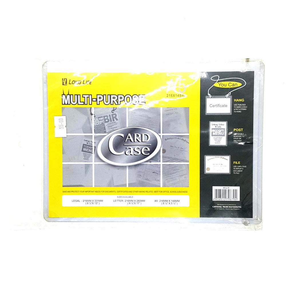 Long Life Multi-Purpose Card Case A5 216x148m – [OFFICEMONO]