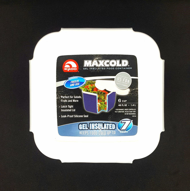 Maxcold Gel Insulated Food Conatiner 6cups/1.4L