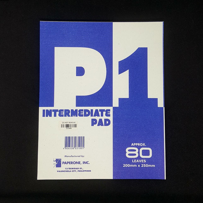 P1 Intermediate Pad Paper