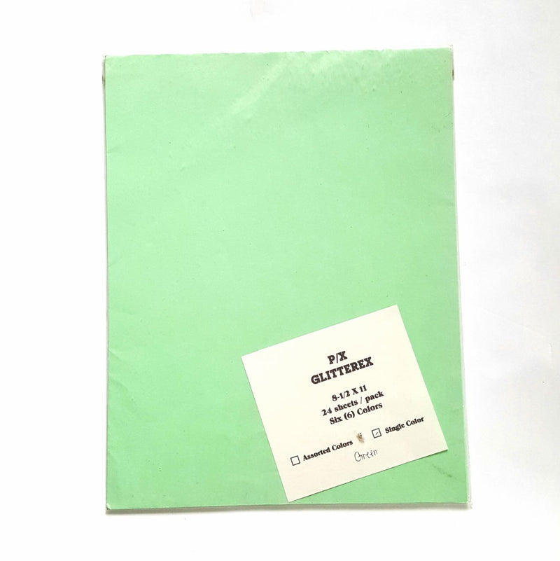 P/X Glitterex Short Green Color 24's/pack