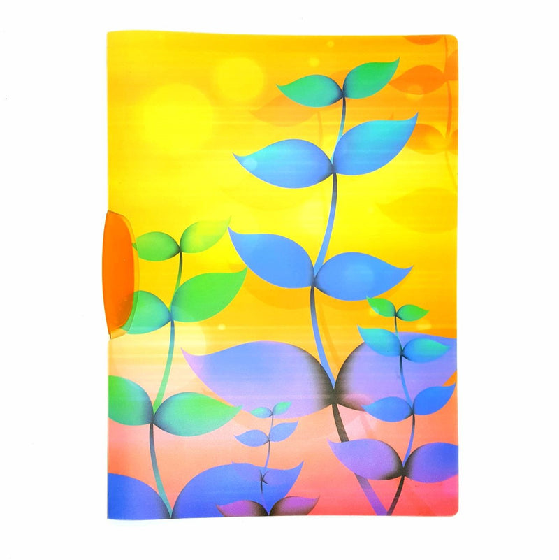 Plastic Folder with Design Flower Story