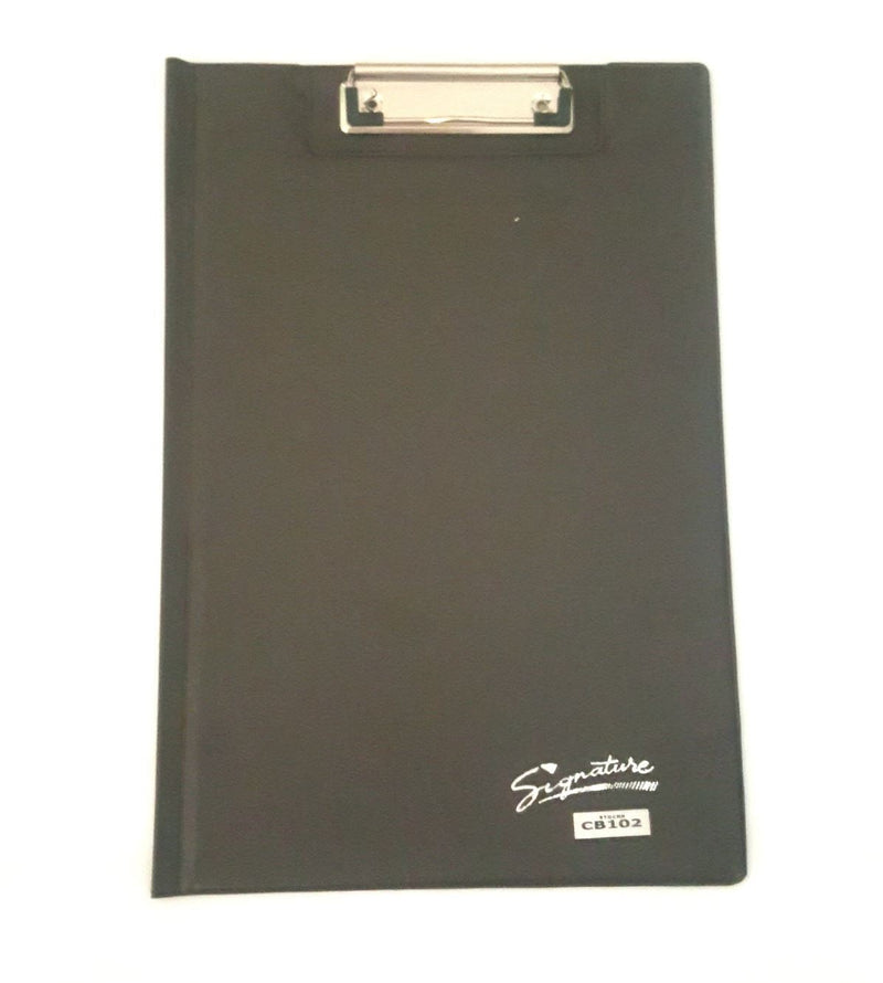 Signature Plain Long clip board with Cover