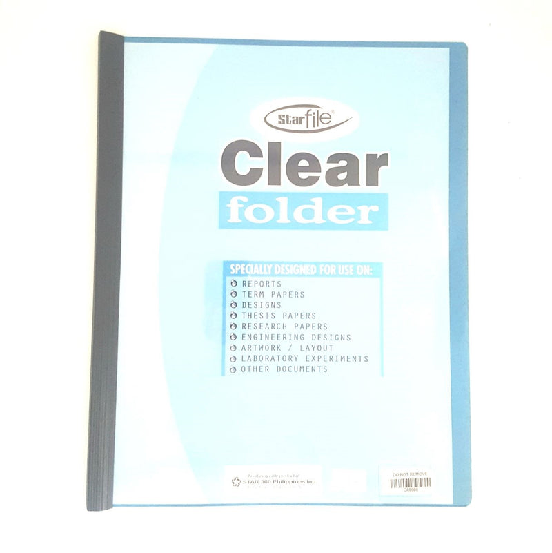 Starfile Deep Color Clear Slide Folder 8 1/2x11"