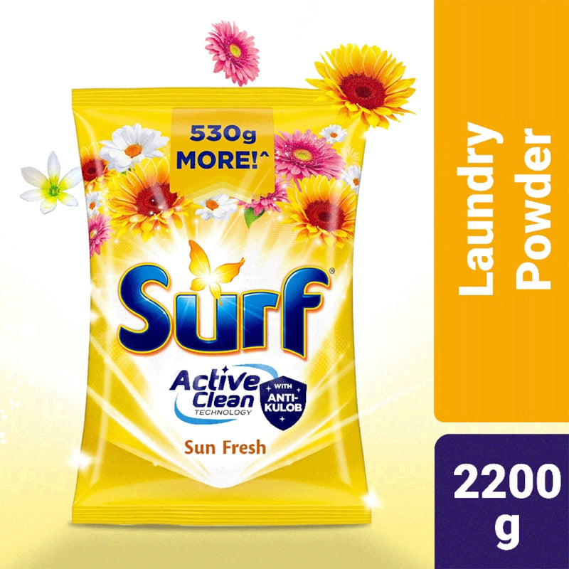Surf Detergent Powder Sun Fresh 2.2Kg