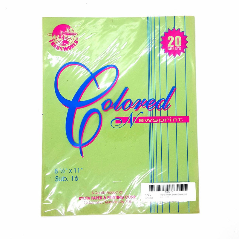 Transworld Colored Newsprint Short 20's