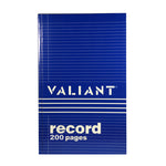 Valiant Record Book (Blue)