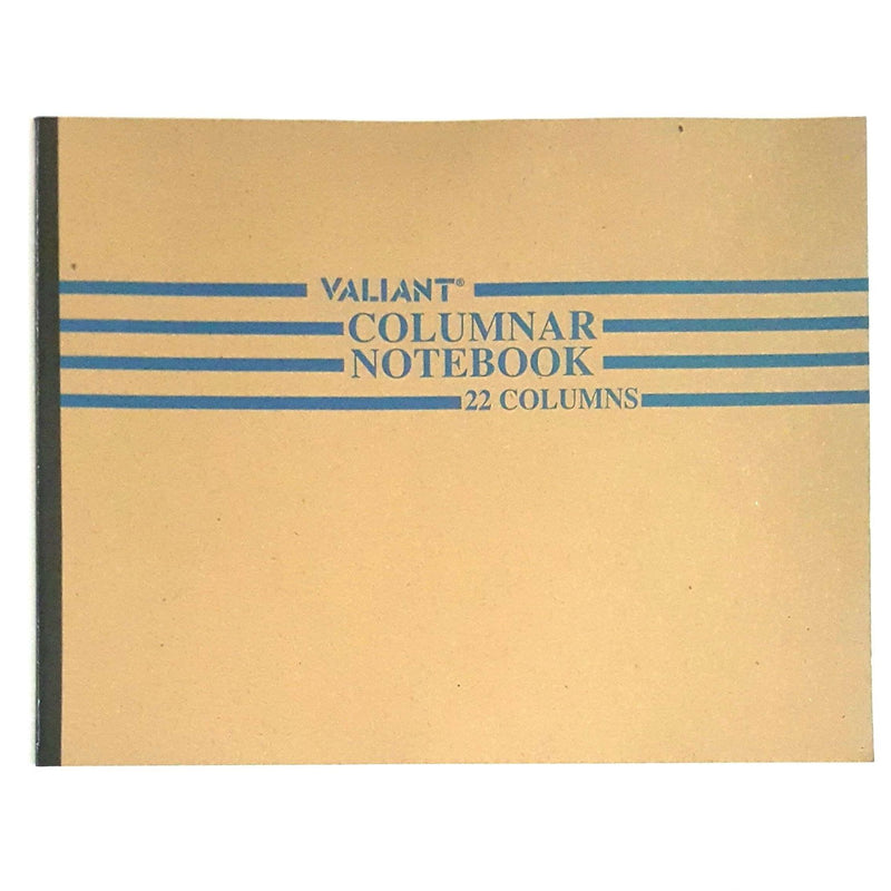 Valiant Columnar Notebook 22 Columns